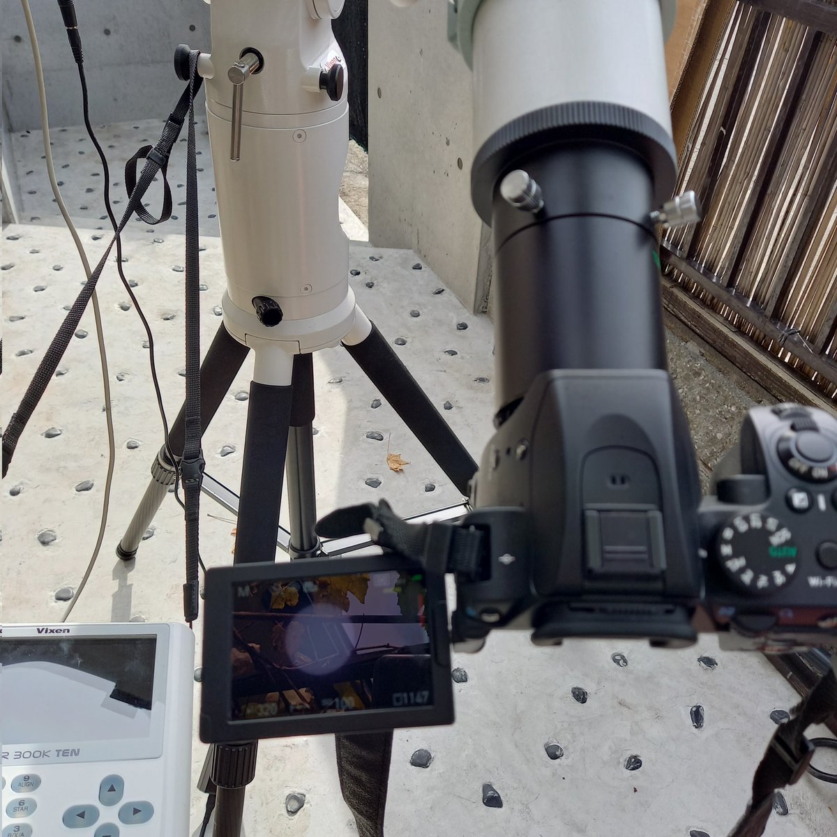 ascension2012's tweet photo. 太陽フィルター装着したTSA-120で太陽撮影してた時。 https://t.co/OQgOT5vm56