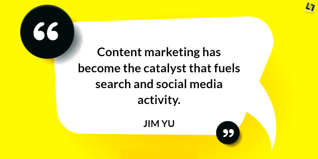 matrixonics's tweet photo. “Content marketing has become the catalyst that fuels search and social media activity,” said Jim Yu, Executive Chairman of BrightEdge.
.
#Matrixonics #DigitalMarketing #QuoteOfTheDay #MarketingQuotes #QuoteByJimYu #QuotesToLiveBy #JimYu #ContentMarketing #Branding https://t.co/NgnXSrfsNA