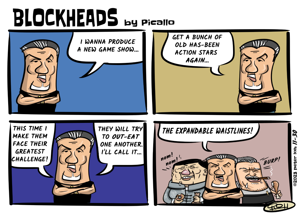 PeterCartoonist's tweet photo. Please share my new series BLOCKHEADS. Thanks!! :) https://t.co/ik9iE81WJj