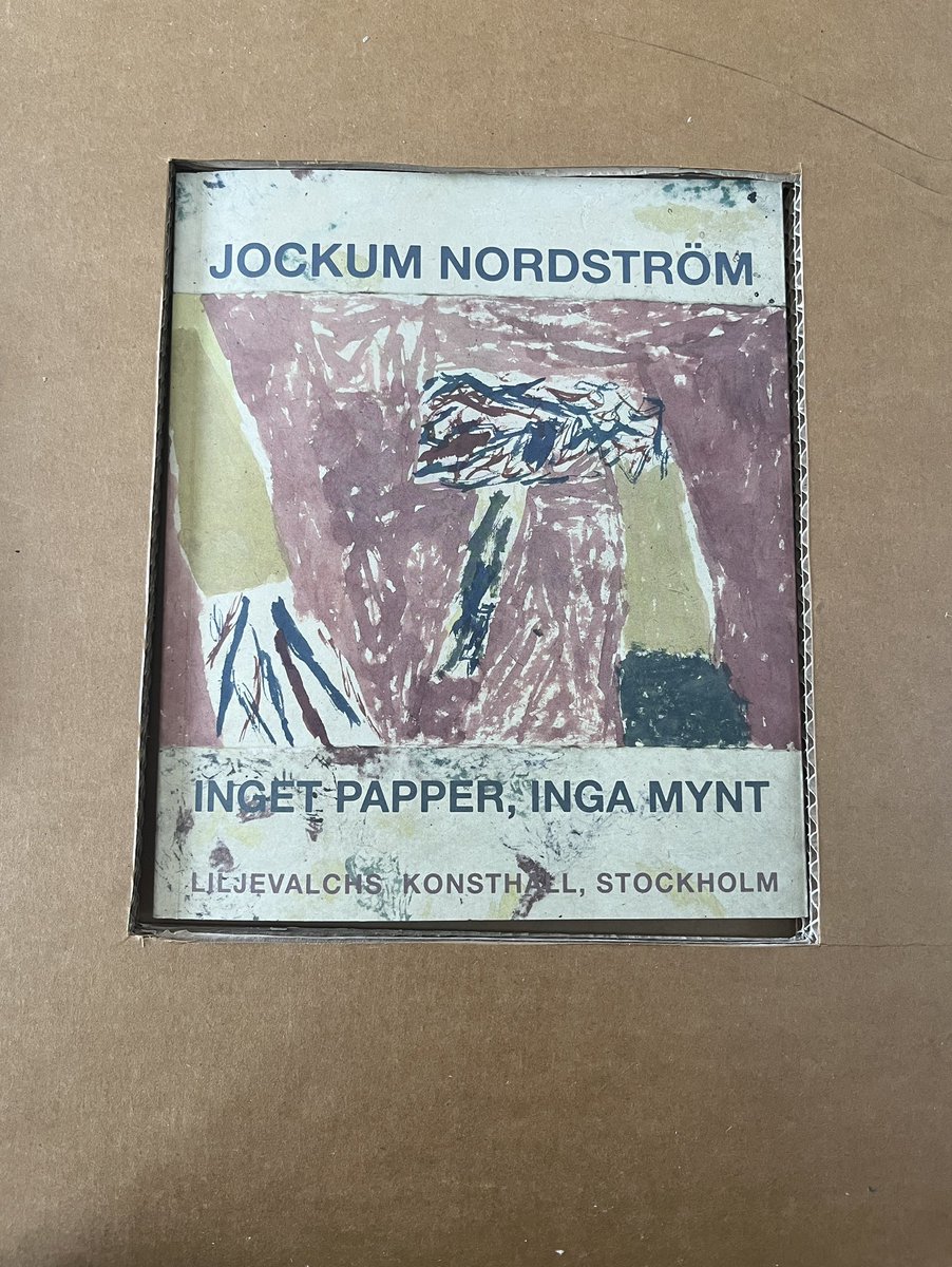 Jockum Nordströmへ 僕が彼に送った車の立体（に直接手紙を描いた作品