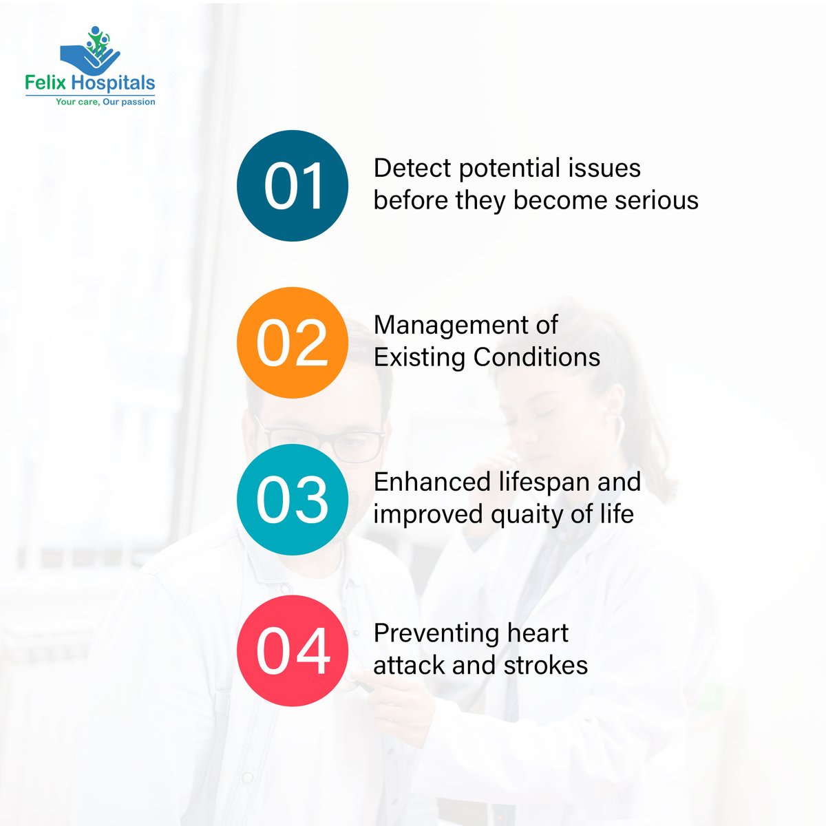WellnessFelix's tweet image. Take a moment to appreciate the tireless efforts of your heart, as it diligently works for you day in and day out. Why not express your gratitude by making an appointment for your next #cardiology checkup?

#hearthealth #heartcheckup #healthtips #heart #healthcare #FelixHospital