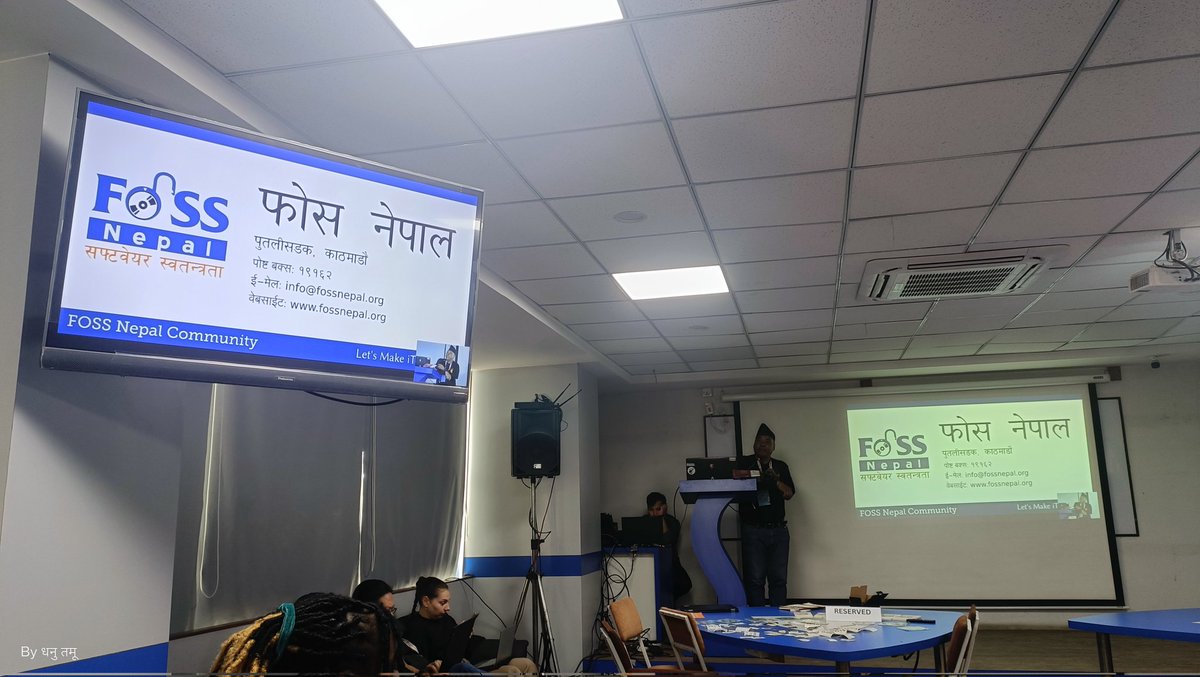 brgnepal's tweet photo. Those were the best days of #foss in #nepal

Today we heard the insightful session from our previous #opensource champion @hempal Hempal Shrestha  Dai 🙏

These were the memories I was eagerly waiting to hear since I came to Nepal back in 2019.

#fossnepal #kathmandu https://t.co/D2PxgwU7tz