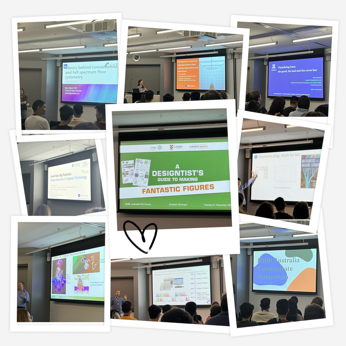 tang_kaijie's tweet image. It&apos;s time to take off. ✈️
Two weeks goes by so fast! #EMBLAPhD Courses, more than 50 lectures/workshops, advanced equipment, beautiful scenery, and of course, unforgettable friendships！
Thanks to @EMBLAustralia 
Thanks to Ricki Mailloux and @DrTeresaBonello for the organising!😃