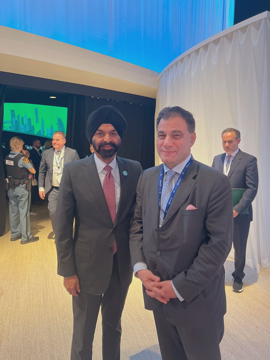 Great to see a fellow Indian at the top of the world! So proud of Ajay Banga, President @WorldBank @COP28_UAE