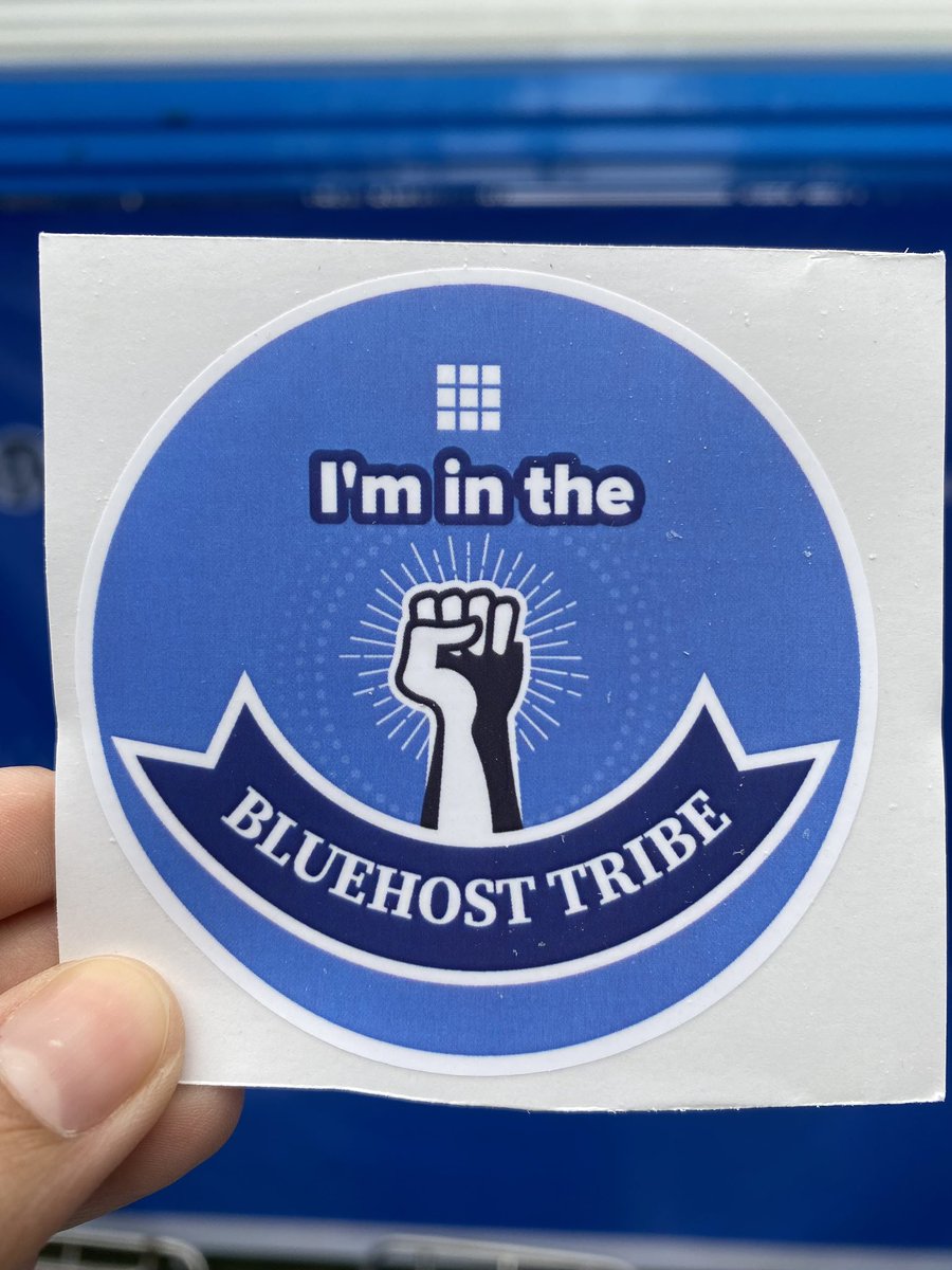 BluehostIndia's tweet photo. Swag Alert! Have you snagged our exclusive #Bluehost sticker, along with a cool bottle from our booth at @wcudaipur?
Simply take a quick survey and get your awesome swag! Don't miss out! βοΈ
#SwagSaturday #WCUdaipur https://t.co/gl1x8dPVid