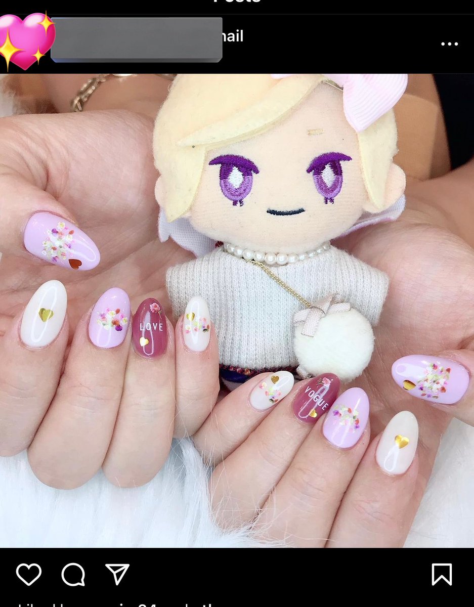 Just realized my nail tech posted a pic of my vil nails from April on her insta and I’m losing it 😭
