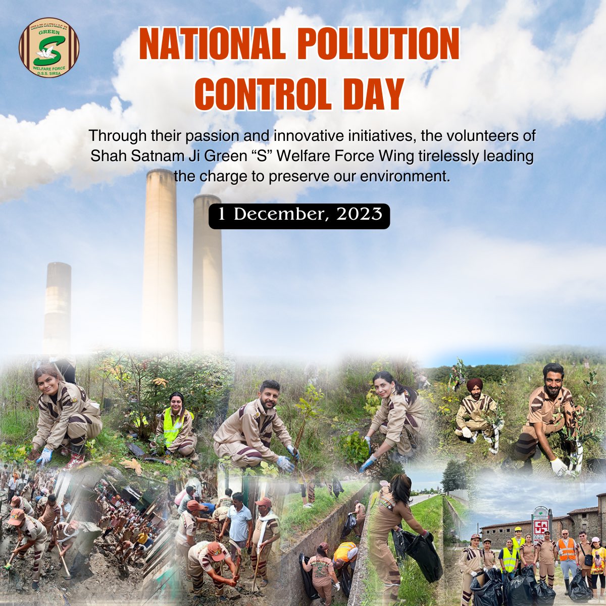 From walking & cycling short distances to keeping vehicles’ pollution in check. Reducing polythene usage to stop stubble burning. From industrial smoke control to planting trees. Let's take every measure to control pollution & keep our air clean. #NationalPollutionControlDay
