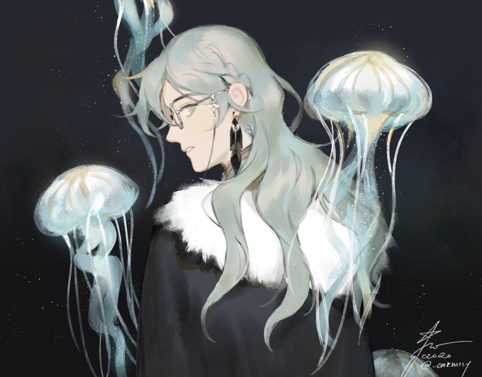「jellyfish signature」 illustration images(Latest)