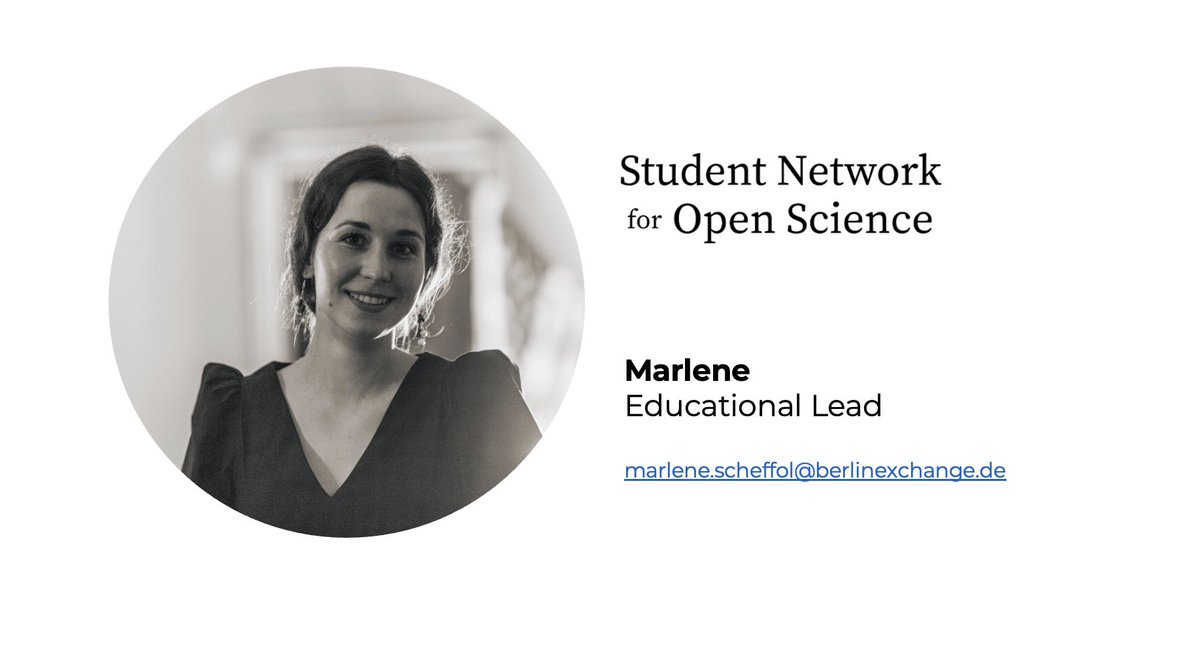 Marlene Scheffold (@scheffoldm) on Twitter photo Excited to announce our Education Team's kick-off meeting on Dec 2, 11am EST/5pm CET (tinyurl.com/2979994d).
In my new role as Educational Lead for student-led Open Science Journal <a href="/studentNOS/">Student Network for Open Science</a>, I am so excited for the progress ahead!🤩
s-nos.org Excited to announce our Education Team's kick-off meeting on Dec 2, 11am EST/5pm CET (tinyurl.com/2979994d).
In my new role as Educational Lead for student-led Open Science Journal <a href="/studentNOS/">Student Network for Open Science</a>, I am so excited for the progress ahead!🤩
s-nos.org