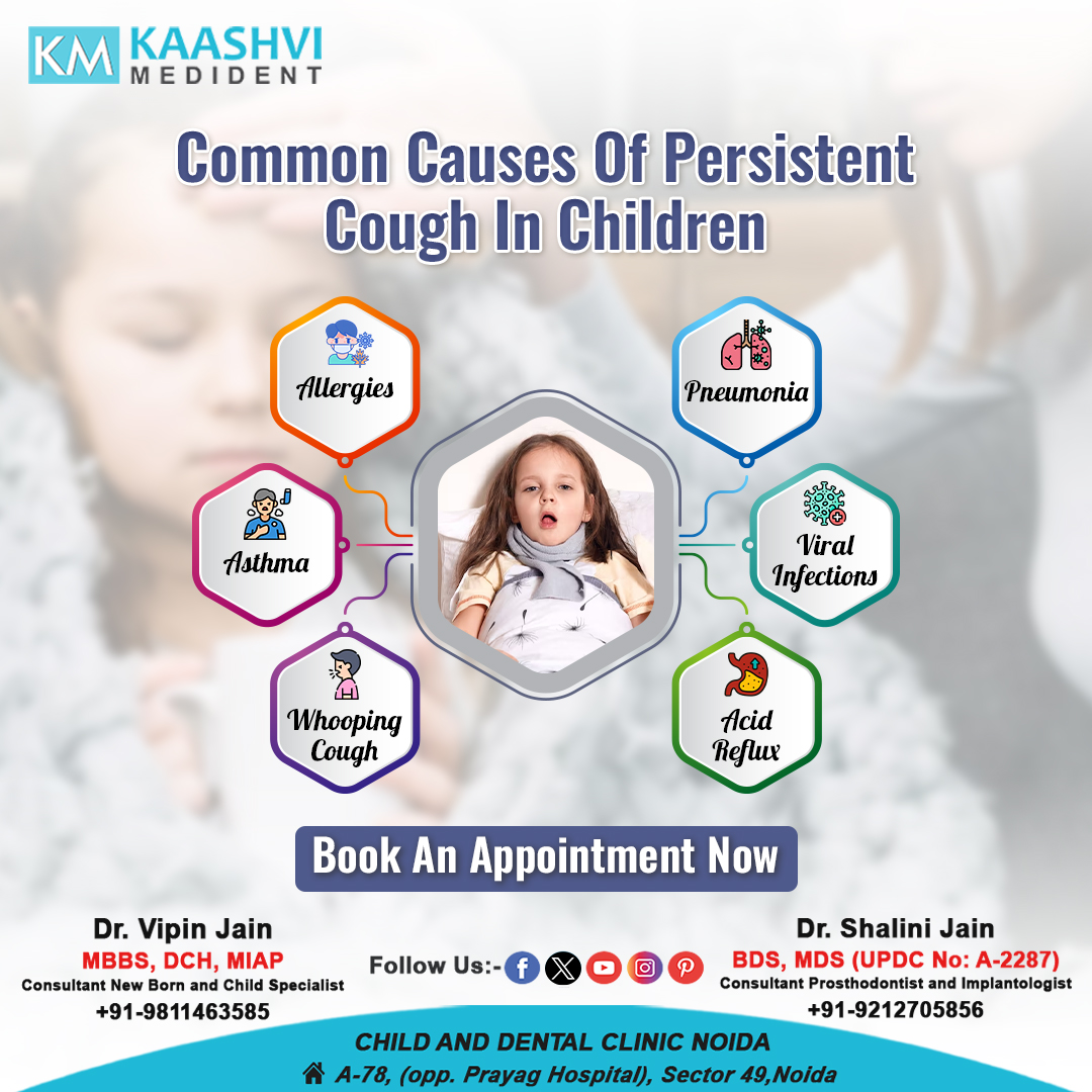 kaashvimedident's tweet photo. Is your little one battling a persistent cough? 🤒👶From allergies to viral infections, these are some common reasons. 🤧👦 Don't wait, book an appointment with our paediatrician today!
💻 https://t.co/gnYstkehIT
#KidsHealth #PersistentCough #PediatricCare https://t.co/adBjjsaUZl
