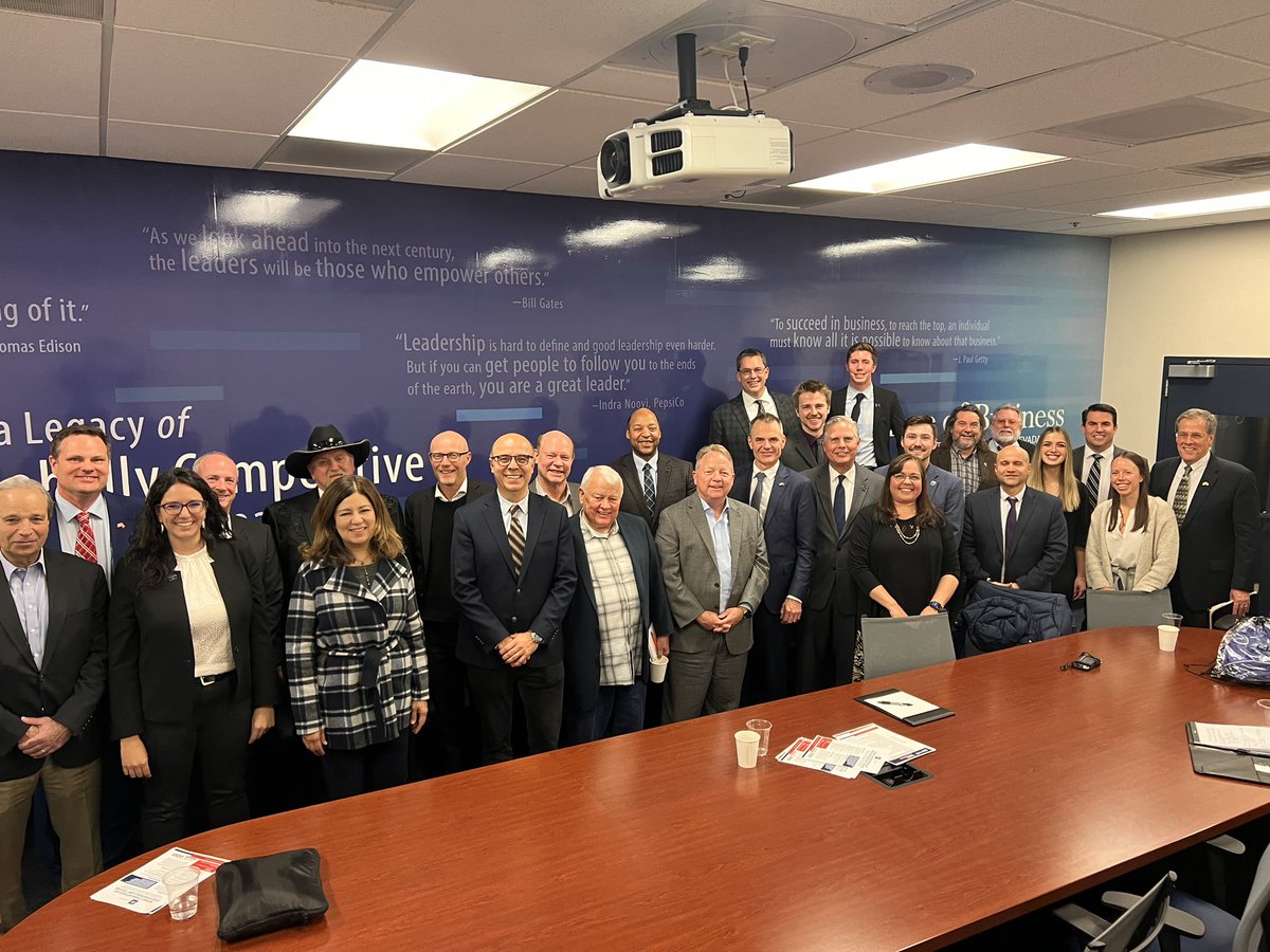 We had an amazing welcoming for <a href="/DKambUSA/">Jesper Møller Sørensen 🇩🇰</a> and <a href="/DiversifyNevada/">Nevada GOED</a> by the Dean’s, faculty, and students of  <a href="/BizUNR/">The College of Business</a>, <a href="/unrengineering/">UNR College of Engineering</a>, and <a href="/UNRExtension/">University of Nevada, Reno Extension</a> to discuss the future of tomorrow!!! Go Pack!!!