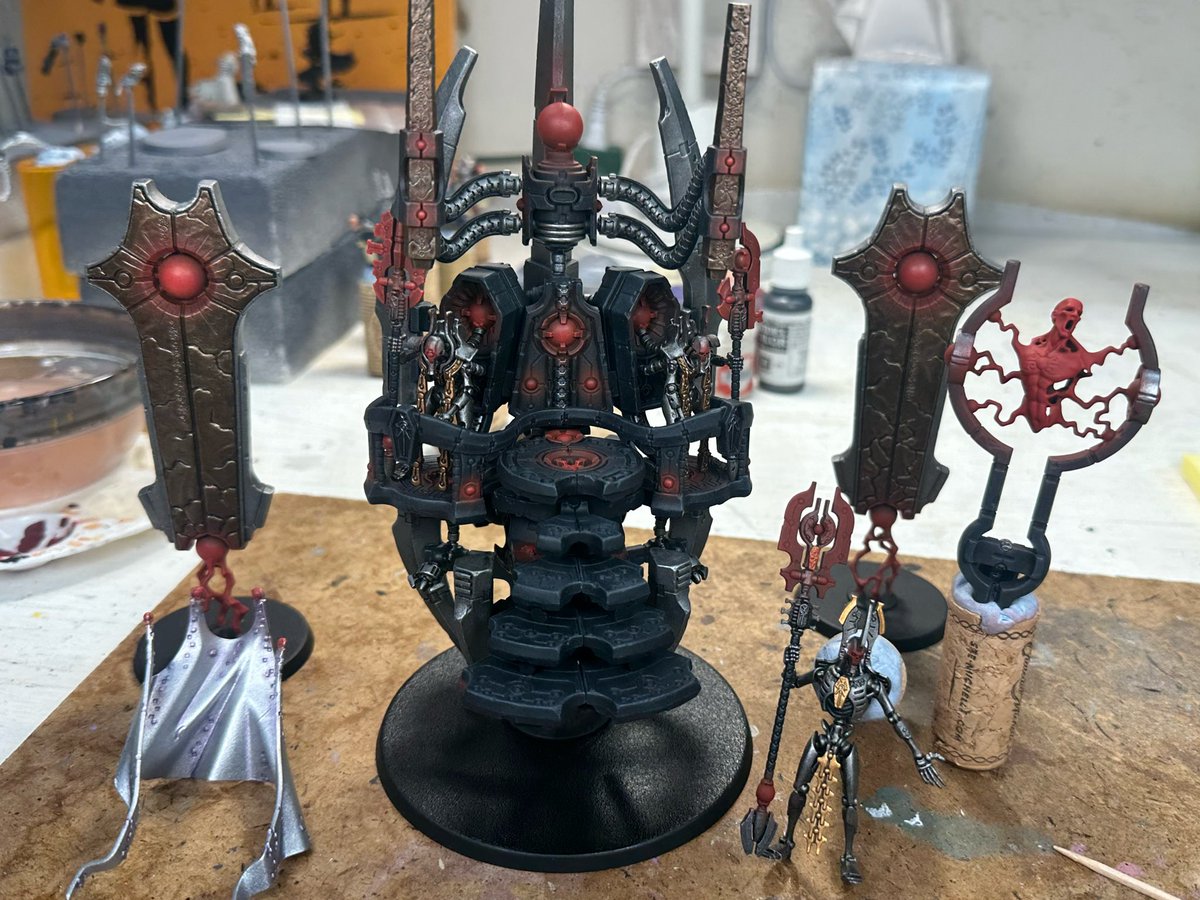 GarranBro's tweet photo. Closing in on final assembly…
https://t.co/Wir4WMD3x0
#WarhammerCommunity #Warhammer40k #40K #warhammer #miniature #PaintingWarhammer #painting #tabletopminiatures #tabletopgaming #hobby #warmongers #necrontyr #necrons40k #necrons #silentking #szarekhan https://t.co/ZpS6Oy8MSA