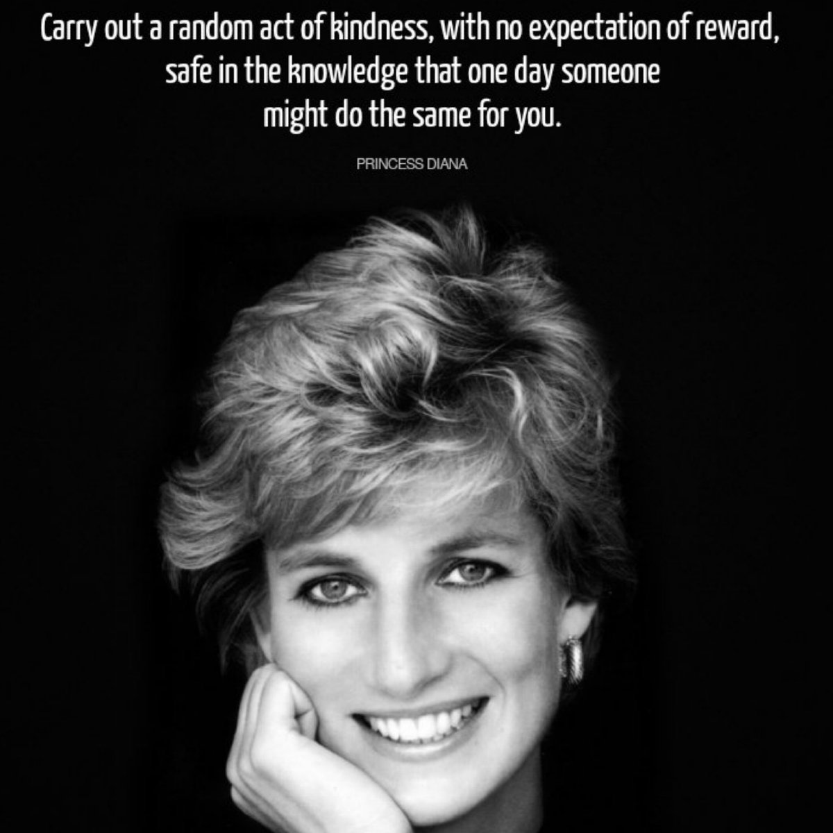 “Carry out a random act of kindness, with no expectation of reward, safe in the knowledge that one day someone might do the same for you.” – Princess Diana
#edutwitter