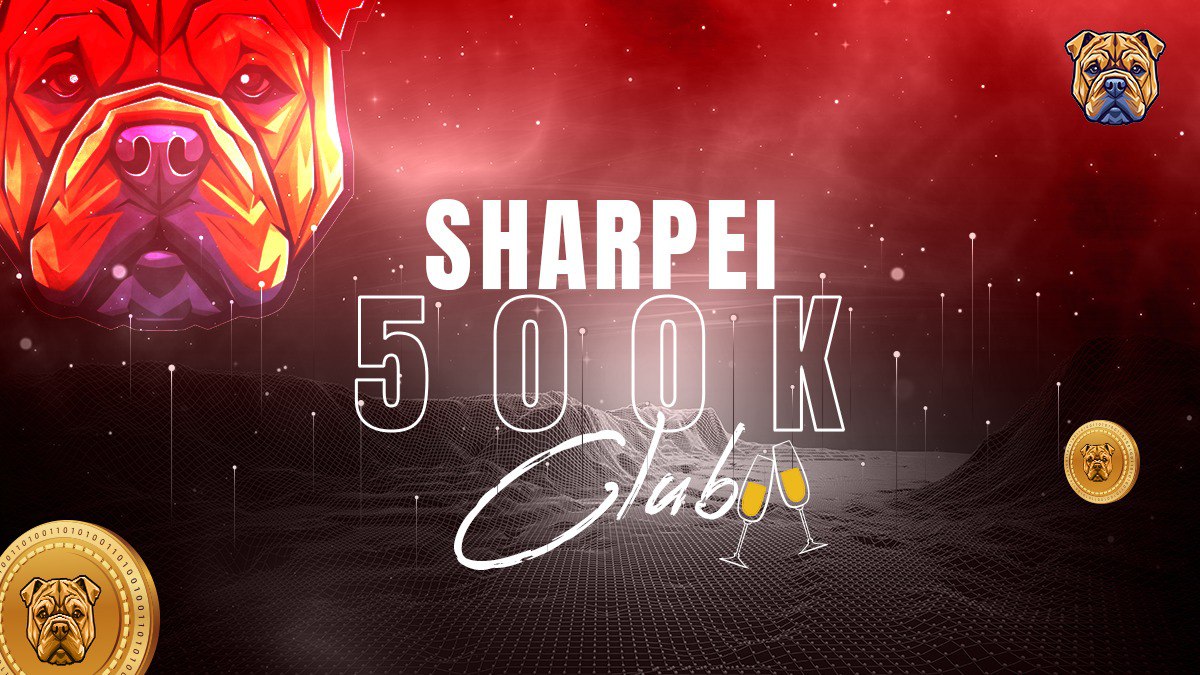 shartoken's tweet photo. What is #SharPei500KClub ?

Revenue Sharing Model from a Meme token where the marketing fund 50% allocated to invest in promising projects! &amp; disturbed to the #SharPei Holders depends on their holding ratio.

How much you need to jump in ? Only 500K token.
#Revshare #ETH #Meme https://t.co/e5uZlmWvmt