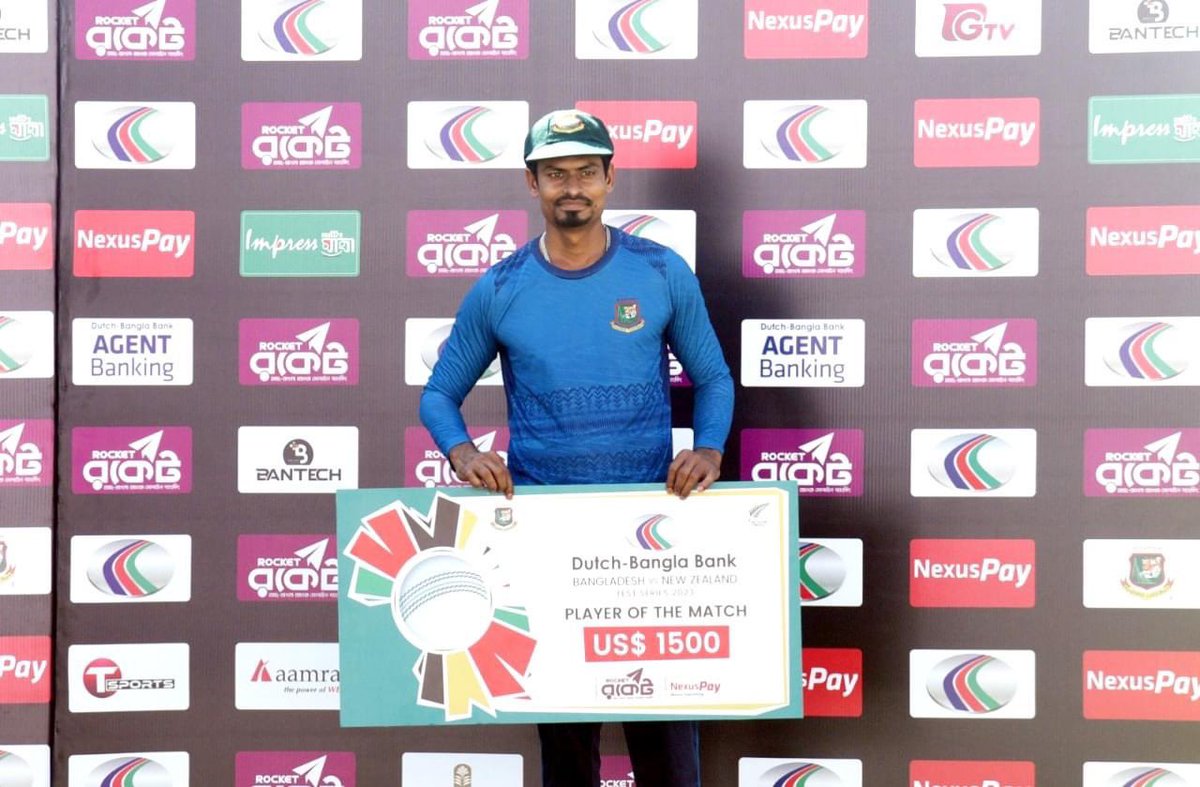 raz999bd's tweet photo. Well deserved man of the match https://t.co/0xGDcBx8c6