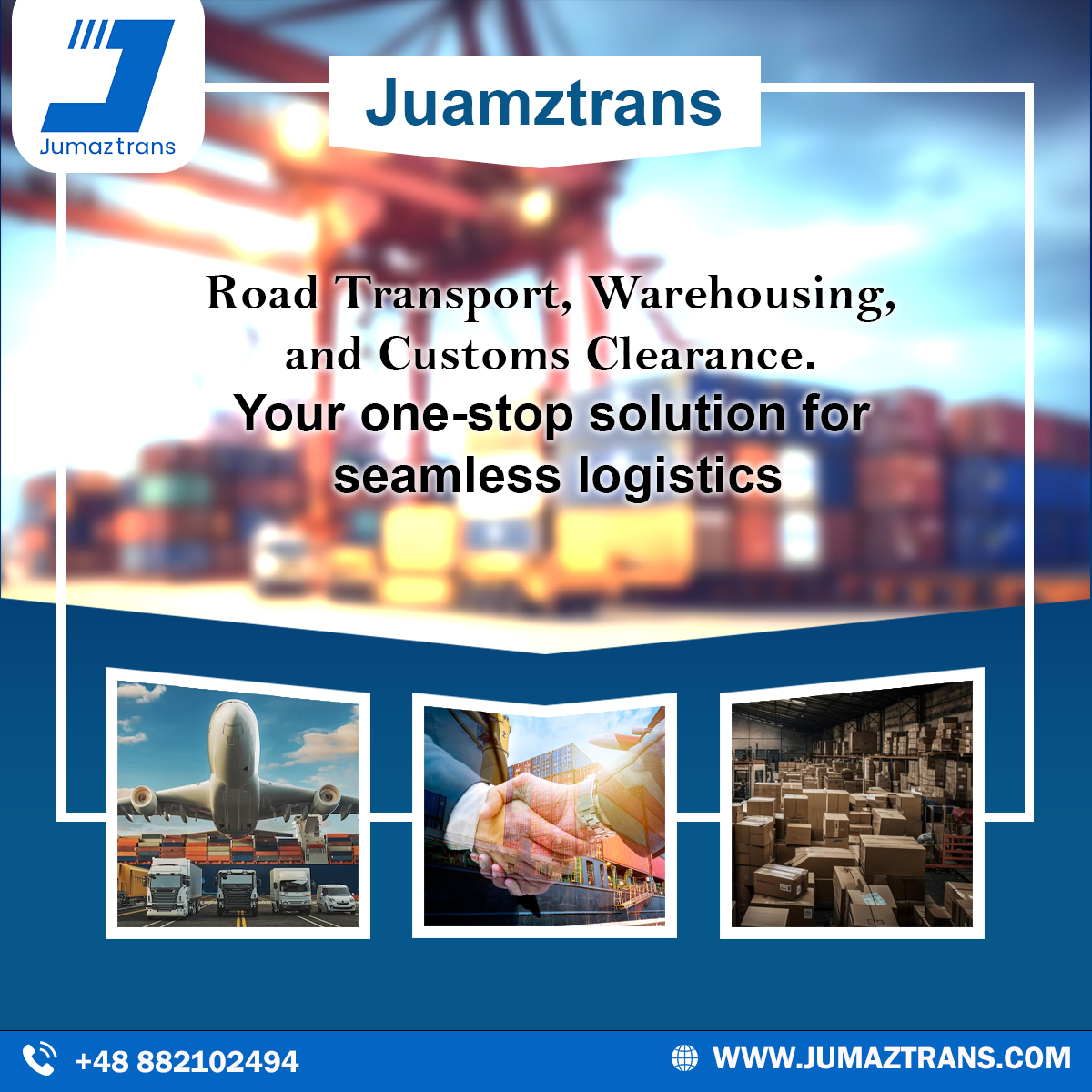 Road Transport, Warehousing, and Customs Clearance.
Your one-stop solution for seamless logistics

.
.
#shipping #logistics #freeshipping #worldwideshipping #shippingworldwide #dropshipping #shippingavailable #logisticscompany #shippingalloverindia #logisticsmanagement