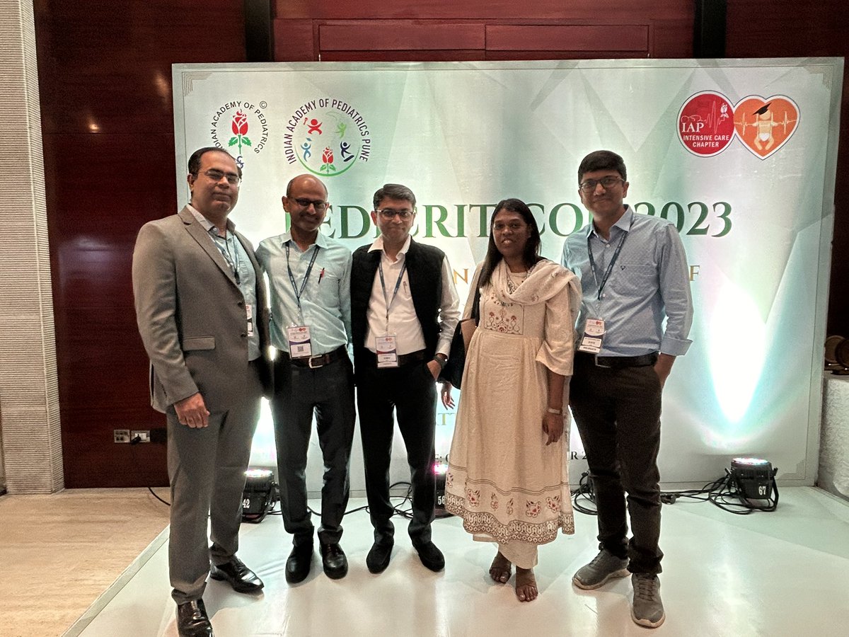 Great seeing past colleagues from @Bham_Childrens now in different parts of #India at the #Pedicriticon23 @dr_vishrut @sumithraRAJ12 @nikhilkedia3 @KaranGagneja22 @drzaf_pic