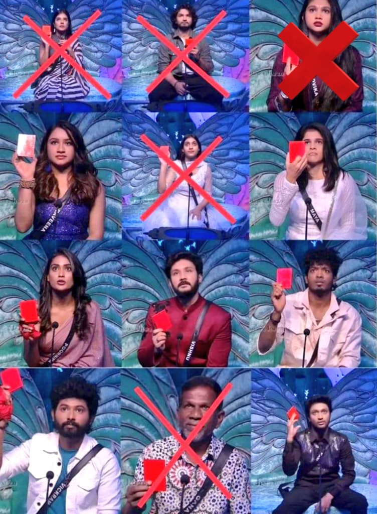 itzSekar's tweet photo. Thank you guys we won 🔥

#PradeepAntony red card thookuna 
oruthanayum vidavae mata ❌....

#BiggBossTamil7 #BiggBossTamil
#BiggBoss7Tamil #BiggBoss7 #Jovika
#BiggBossTamilSeason7 #BiggBoss https://t.co/UquXnihcwW