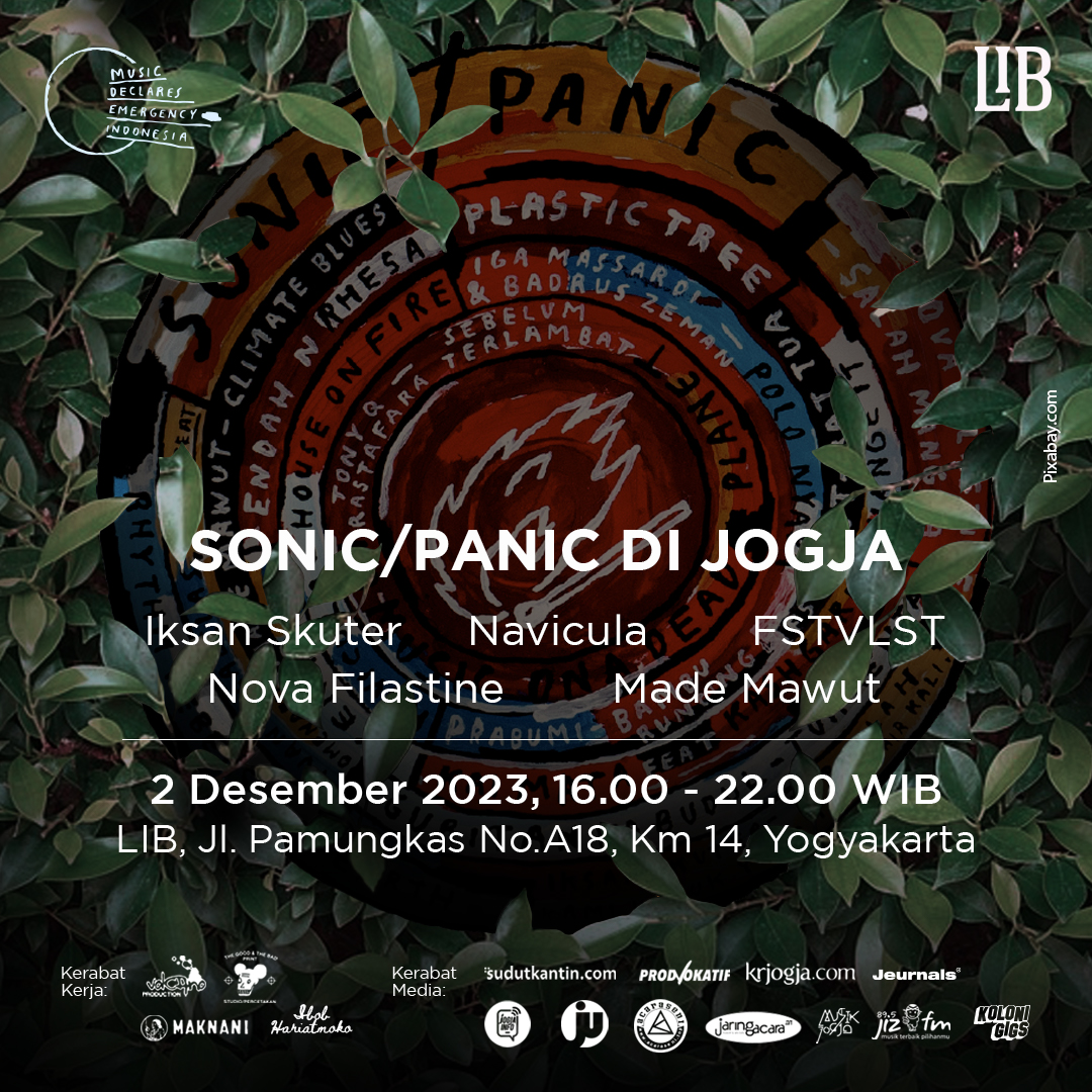 tutbek's tweet photo. Udah siap? mari bertemuuuu...
#NoMusicOnADeadPlanet #MusikIklim #SonicPanic #sonicpanicdijogja #musicdeclaresemergencyindonesia #alarmrecords #eventjogja #libstud #libspace #jogjaevent https://t.co/EaSUT5R6sf