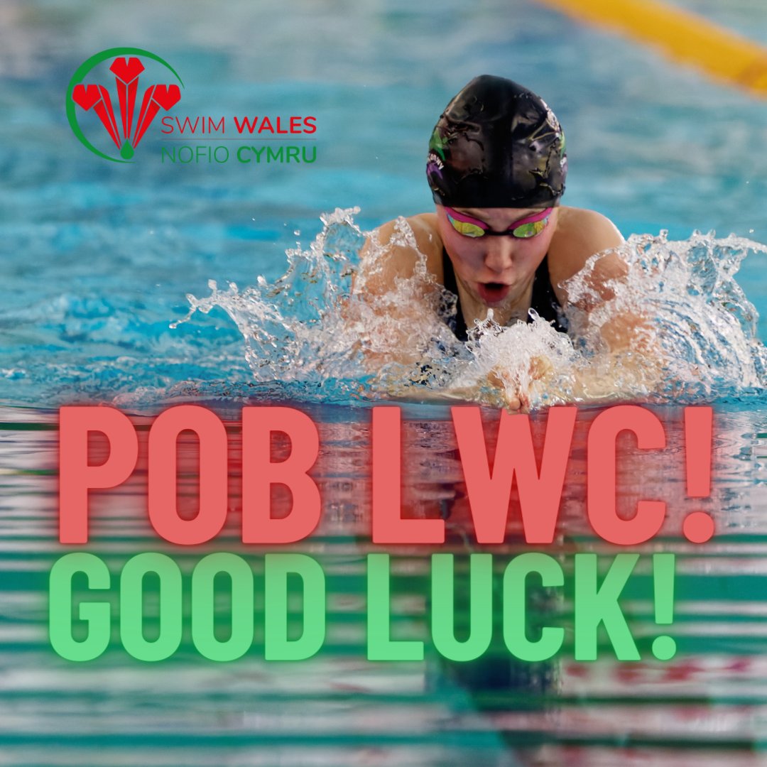 SwimWales's tweet photo. Pob lwc i bawb sy'n cymryd rhan ym Mhencampwriaethau Cwrs Byr Meistri Nofio Cymru! 🏊‍♂️🏊‍♀️

A huge good luck to all competing in Newport at the Swim Wales Masters SC Championships this weekend. 🤞 

#SWMSCC23 https://t.co/SrEJpg2AFh