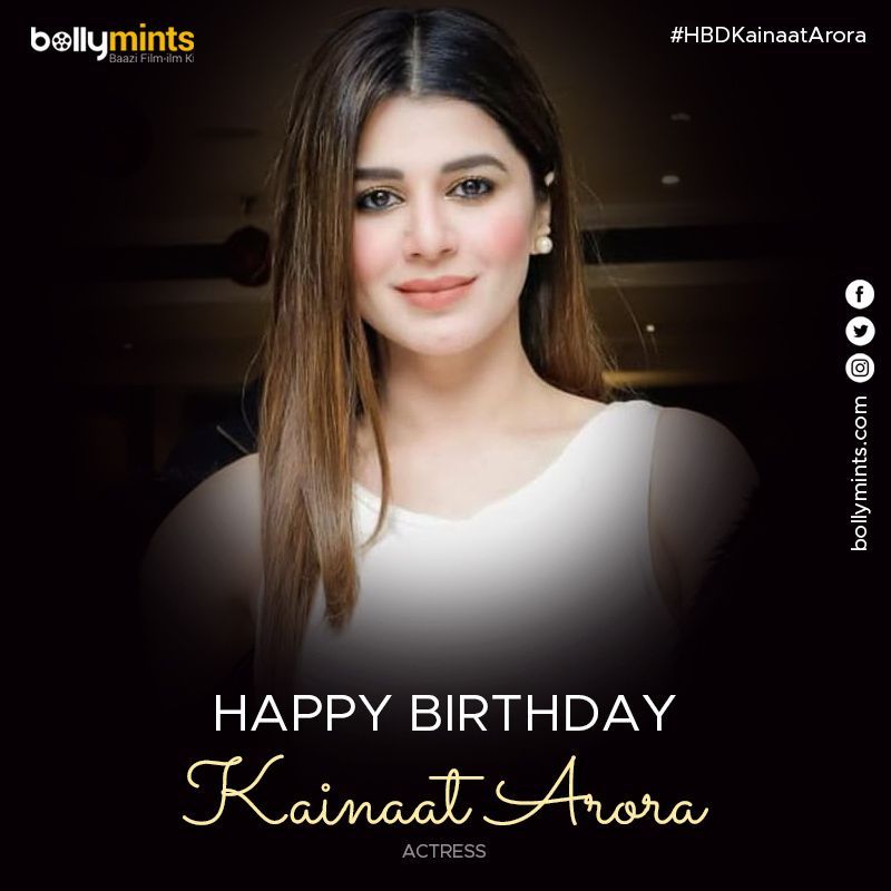 Wishing A Very Happy Birthday To Actress #KainaatArora !
#HBDKainaatArora #HappyBirthdayApurvaKainaatArora