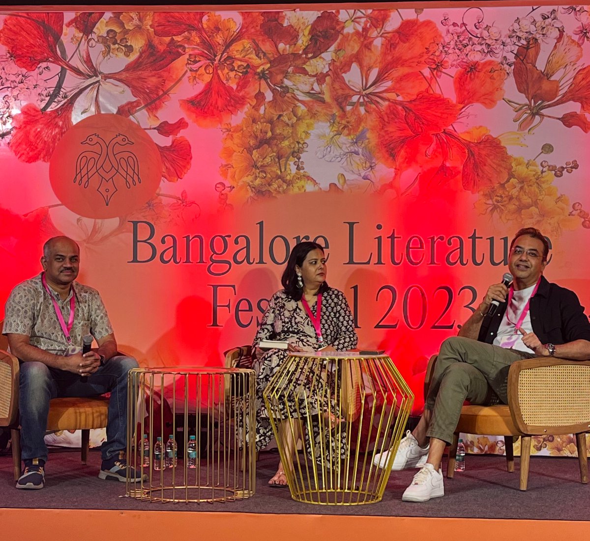 At #BlrlitFest - in ‘The Pursuit of Reputation’ @SujitPatil @amithpr moderated by @Shrabonti Bagchi @BlrLitFest #Reputation #PublicRelations #CorporateCommunications