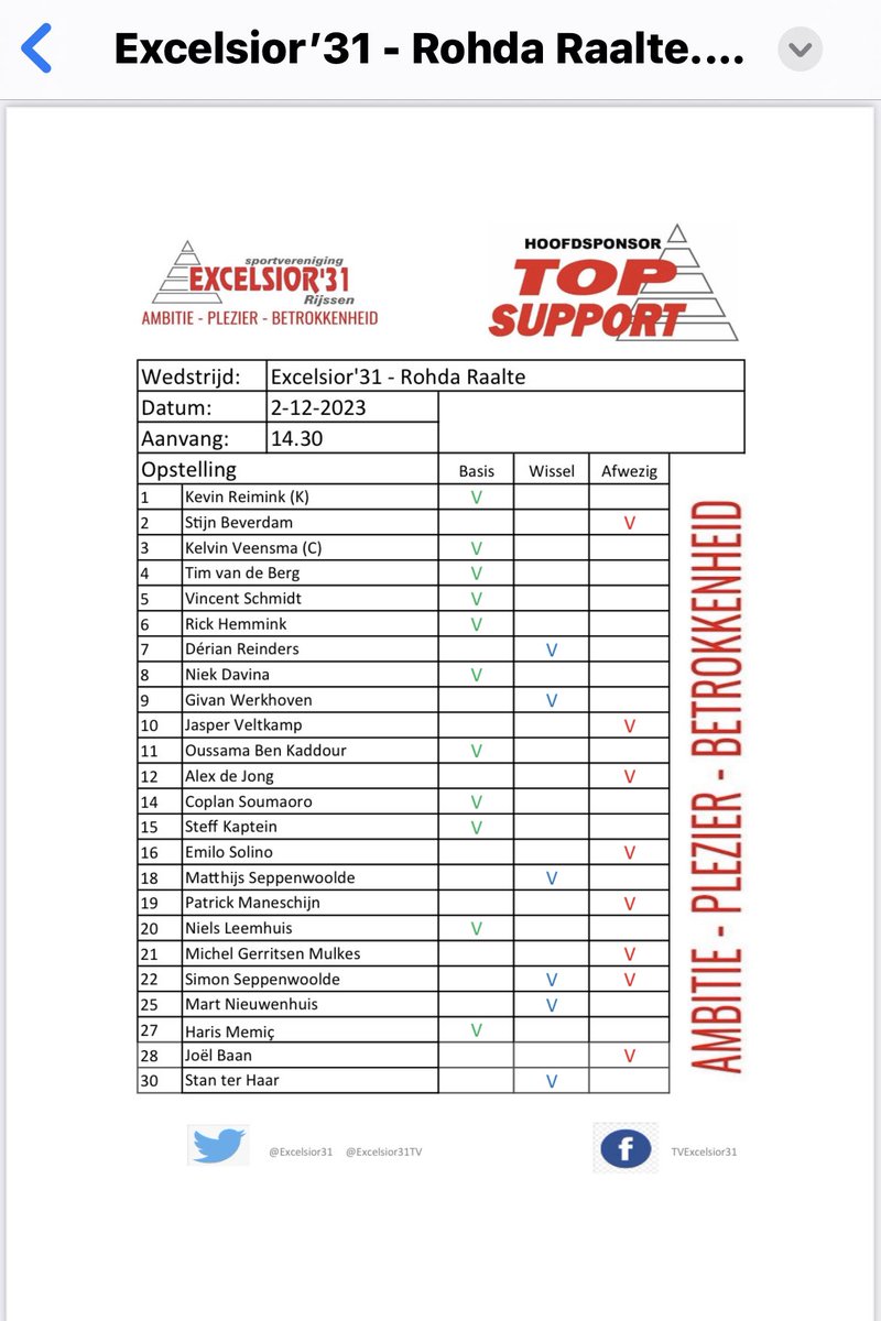 SV Excelsior'31 tweet media