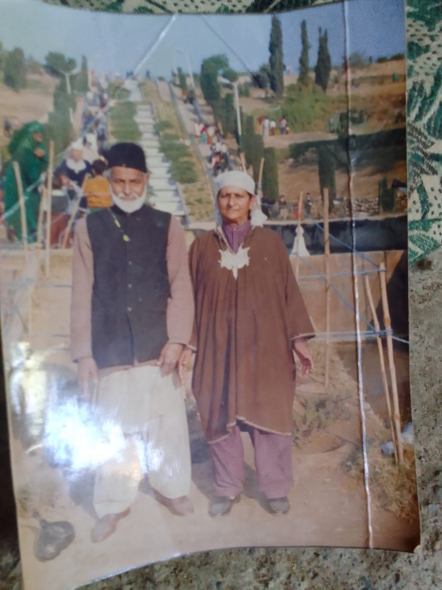 IAmNaks's tweet photo. My Grand-Parents
Mr. And Mr's Reshi-Khan.
Reshi khan was martyred on 10-june-2000.
He was  @JKNC_ Block President Kunzer. @OmarAbdullah @FarooqAbdullah_ @salmanalisagar @NazirGurezi @YunisMubarakGul https://t.co/BJq539pvfv