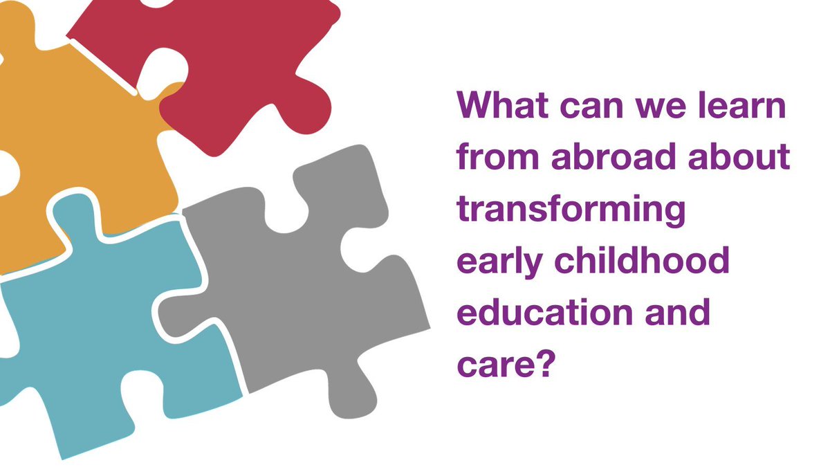 Our current early education and childcare (ECEC) system isn't working. Our latest report is looking for solutions. Read Transforming Early Childhood Education and Care: Sharing International Learning, Part 1, online now: buff.ly/3t83xDU