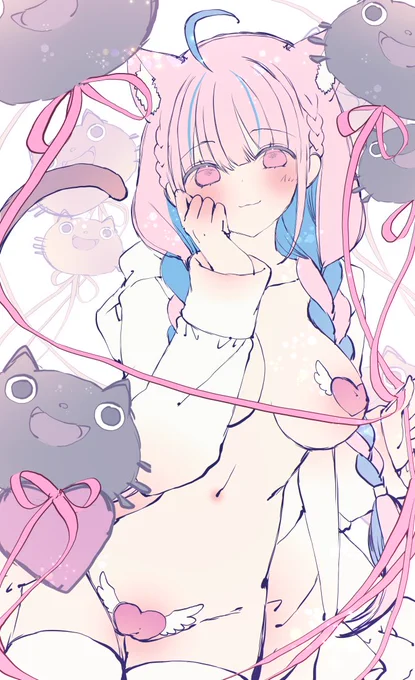 あくたん構図ラフ.°ʚ(*˘︶˘*)ɞ°.。.:*