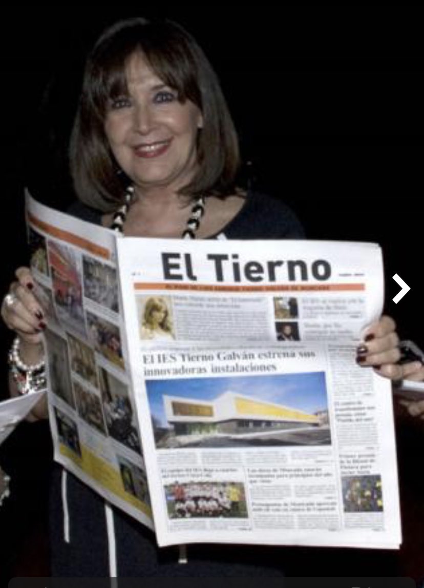 ElTierno_es's tweet photo. Ha fallecido Concha Velasco, DEP. Primera persona de relevancia en conceder una entrevista a El Tierno en el año 2010. “Concha Velasco, la artista total que atravesó la historia contemporánea de España” https://t.co/zb4pZyp08S