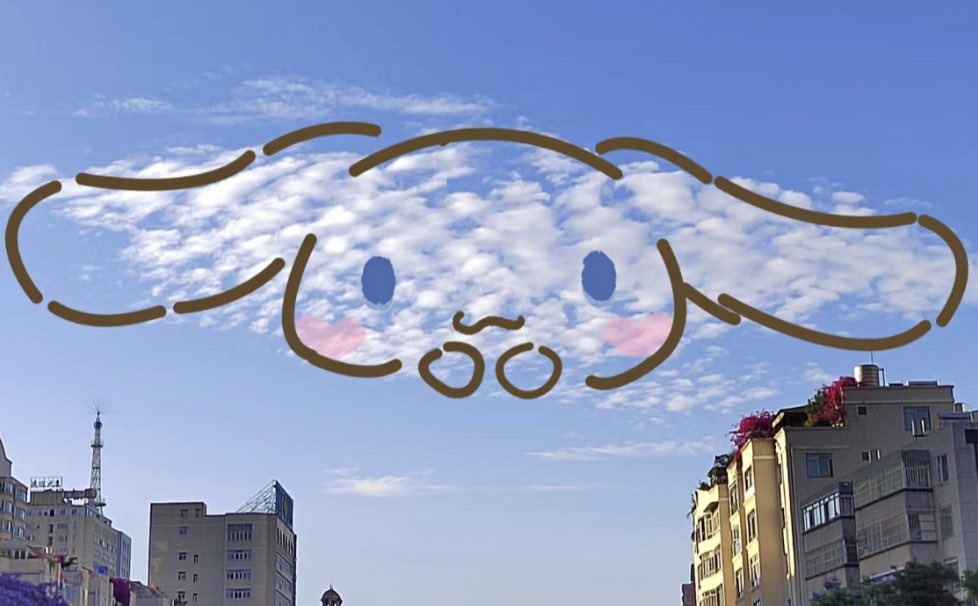 piinkimi_'s tweet photo. cinnamoroll in the sky https://t.co/Fptqa2Veiw