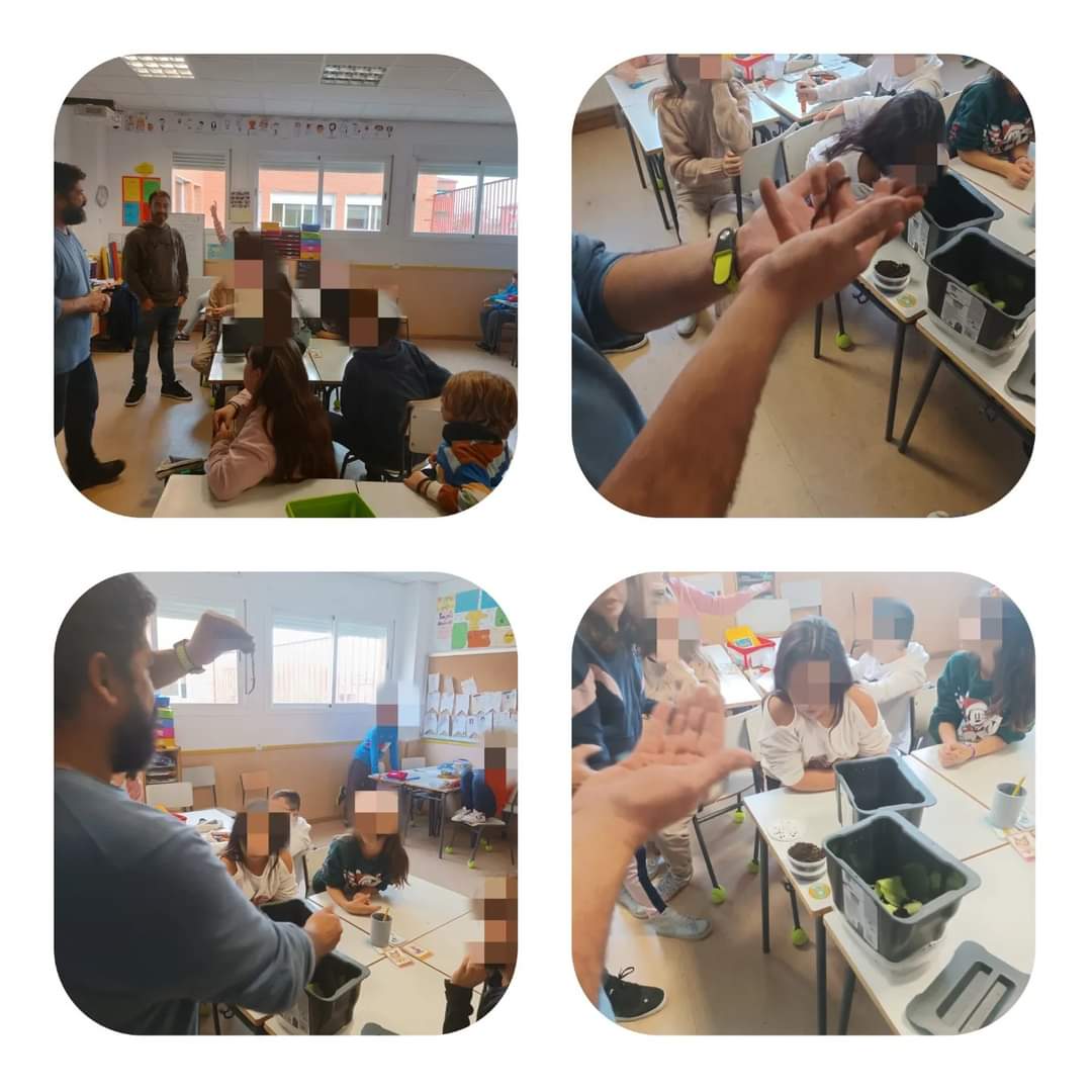 El pasado jueves tuvimos el placer de escuchar a Carlos, familia del centro, que nos enseñó cómo realizar nuestra VERMICOMPOSTERA con lombrices california para las aulas.

Muchas gracias por tu formación Carlos. Eres siempre genial. La iniciativa les ha entusiasmado.