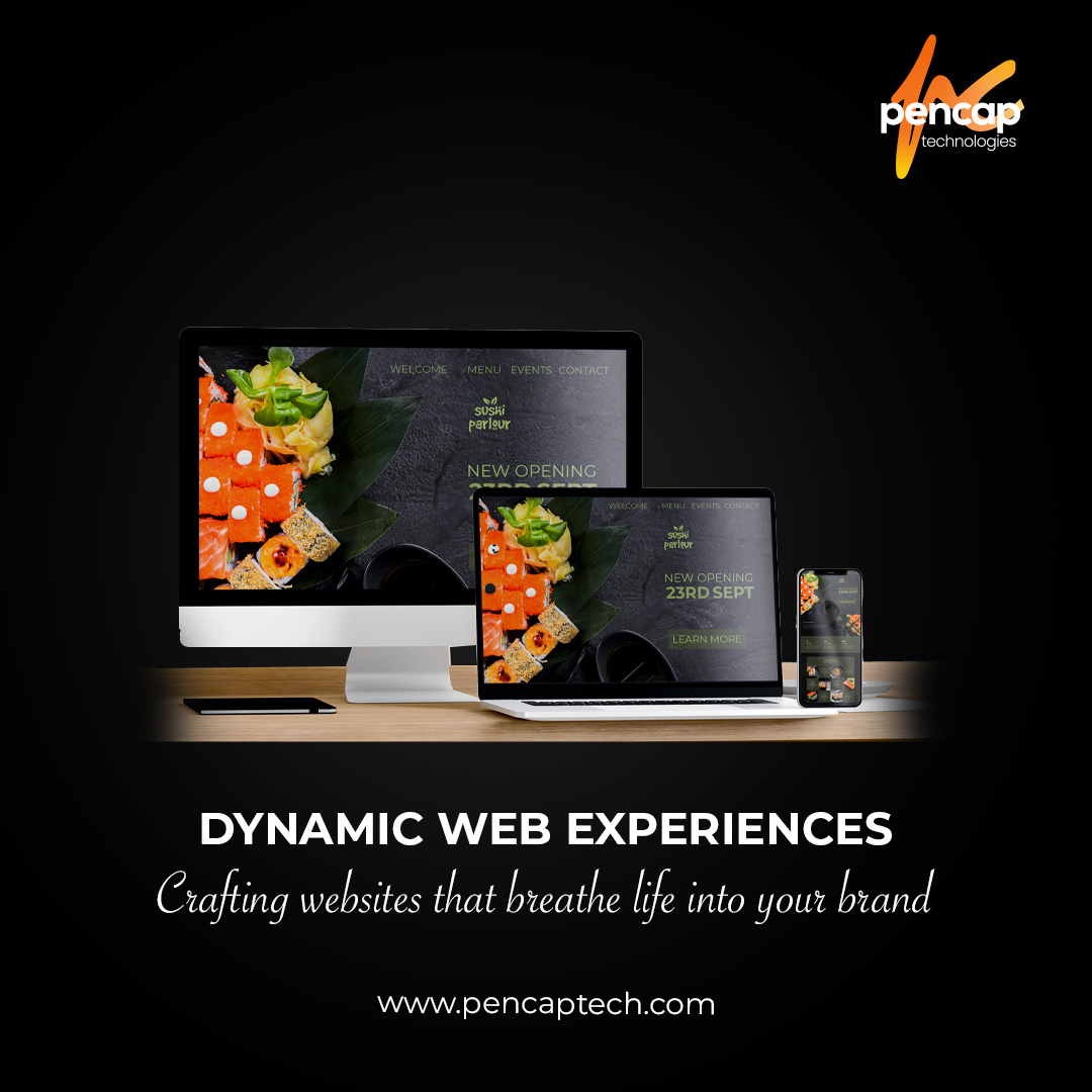 pencaptech's tweet photo. Beyond the Basics: Websites with a Twist! Where Functionality Meets Striking Design—Creating Tomorrow's Online Experience Today. 🚀💻

Call us at: 9703311290

#SearchMarketing #BrandingAgency #MarketingAgency #BrandingPartners #SocialMediaMarketing #SearchAdvertising #SEO https://t.co/VYBVlBTkEE