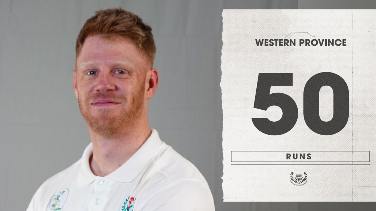 WP_Blitz's tweet photo. The skipper🔥👏
Kyle Verreynne 50!
#WPcricket #westernprovince #BoyInBlue💙 #4DaySeries https://t.co/gK4wnmYiBk
