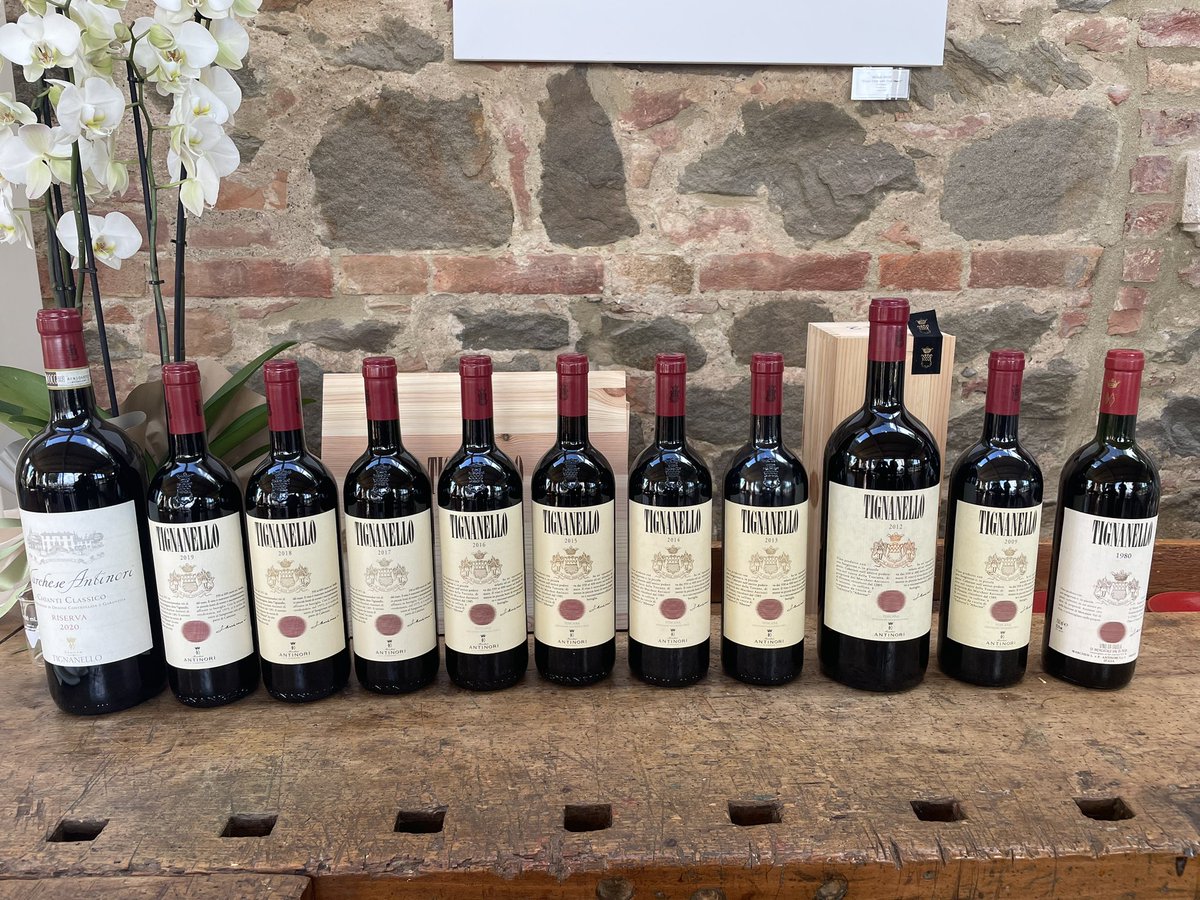 Verticale di #tignanello ad Osmosi #wine #winelover #winelovers
