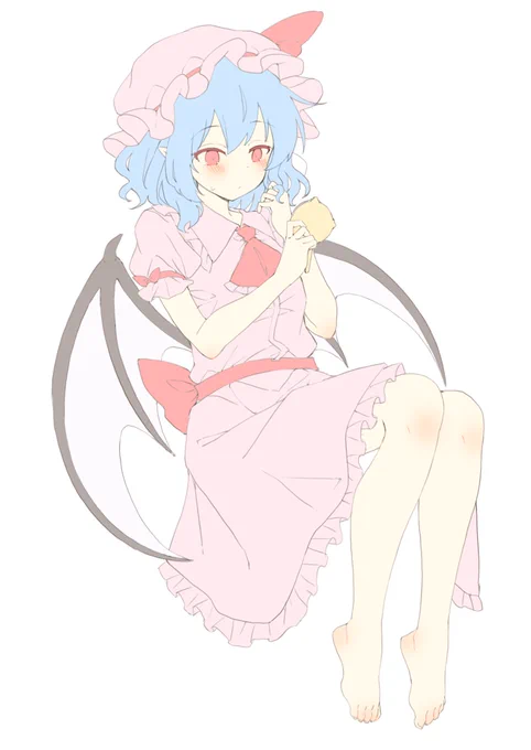 レミリアお嬢様!寝ぐせとかついていないかしら… #東方Project