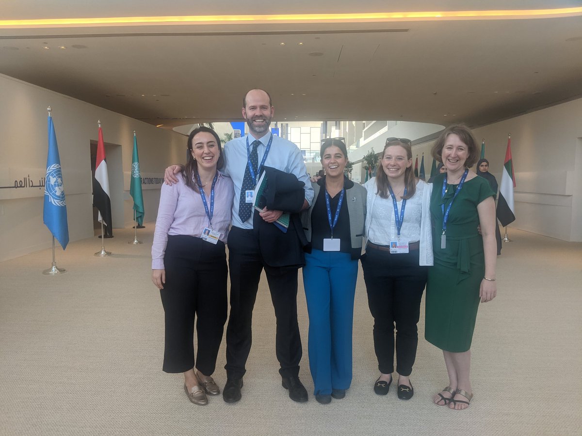 Wonderful to bump into further UK #cop26 powerhouse colleagues <a href="/COP28_UAE/">COP28 UAE</a>, still doing amazing work in different roles.