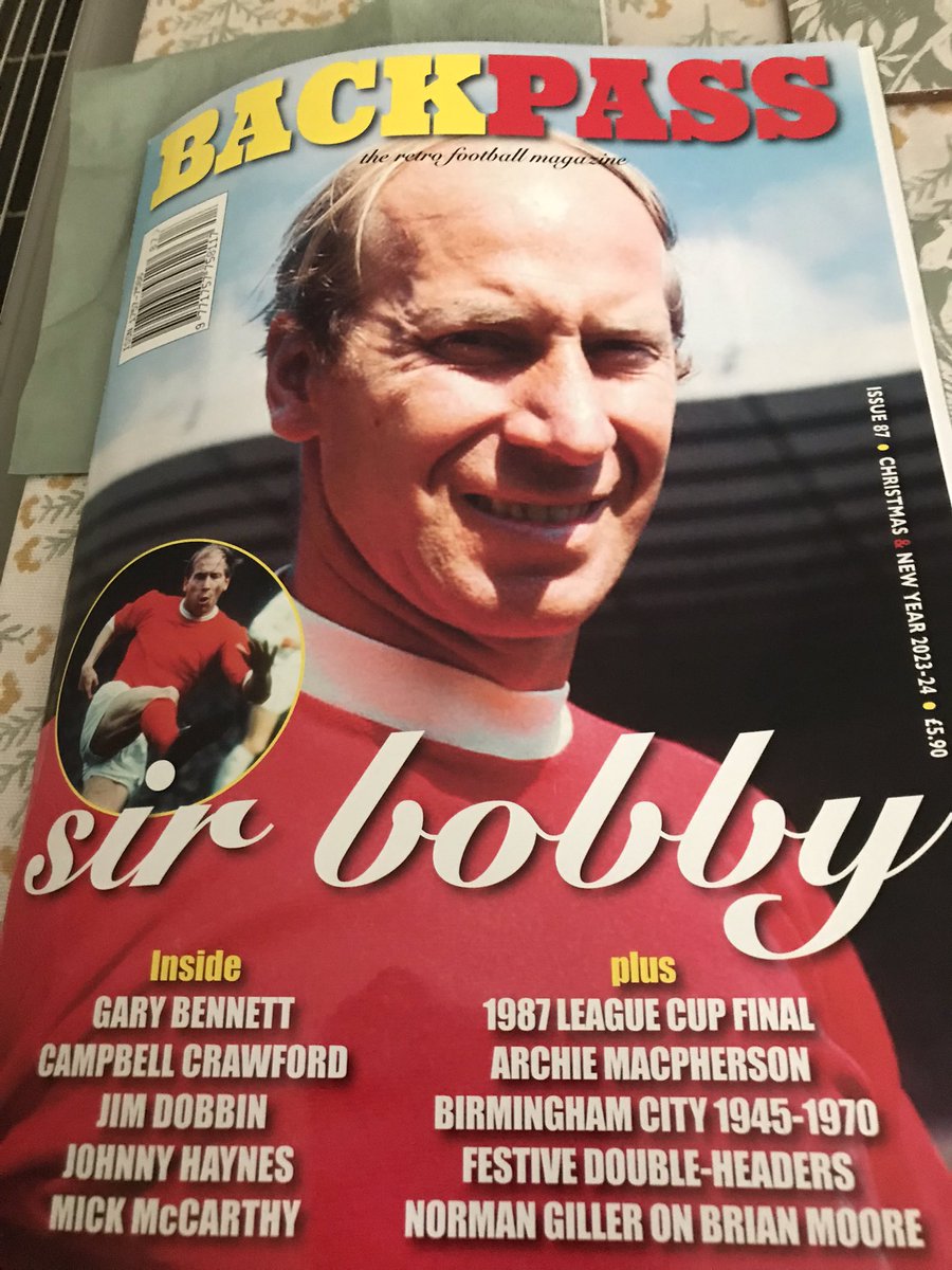NormanGiller's tweet image. The leading football retro magazine now on sale with a special memory section on Bobby Charlton, and I recall The Voice, Brian Moore. There is also a fascinating background story from Tottenham’s Mr Loyalty David Pleat to the infamous Shirtgate row of 1987 #BACKPASS