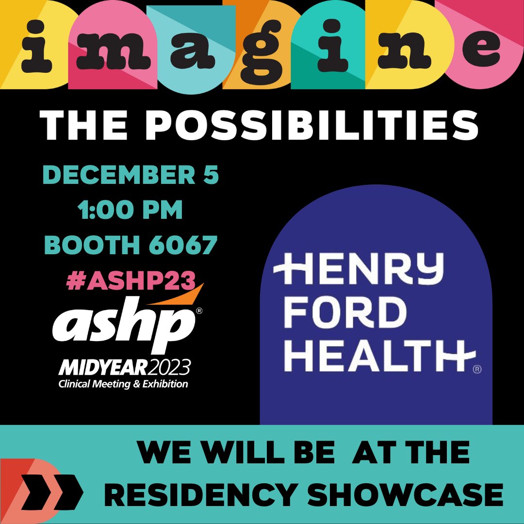 We are here <a href="/ASHPOfficial/">ASHP</a> midyear 2023! #ASHP23 #pharmacystudents #pharmacy #pharmres #pharmacyresidency