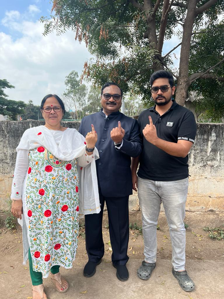 I have cast my vote and so has my wife @Vanajakshi Narra and son @Aditya Rithvik Narra.