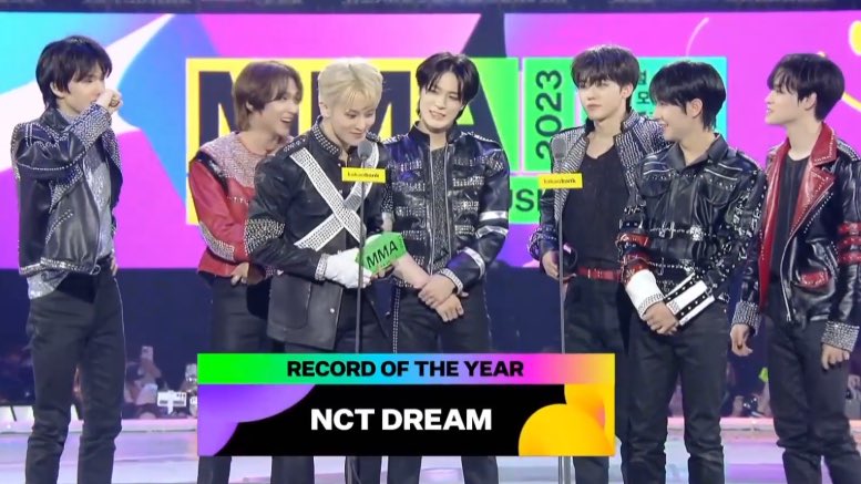 Congratulations to #NCTDREAM for winning 'Record Of The Year' at the 2023 MelOn Music Awards 🎉 #MMA2023 #MelonMusicAwards