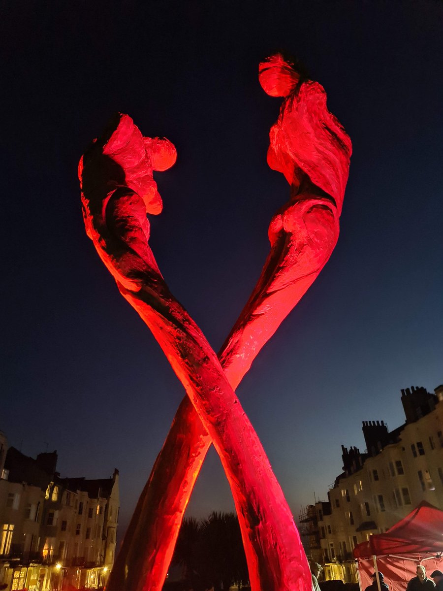 Beautiful Vigil last night🕯️ @ the #community led AIDS Memorial Candlelight Vigil in Brighton , thanks to everyone who helped make it happen. #WorldAIDSDay #Sussex #hove #StrongerTogether #Stigma #HIV #LGBTQ #Trans #remember #volunteers
