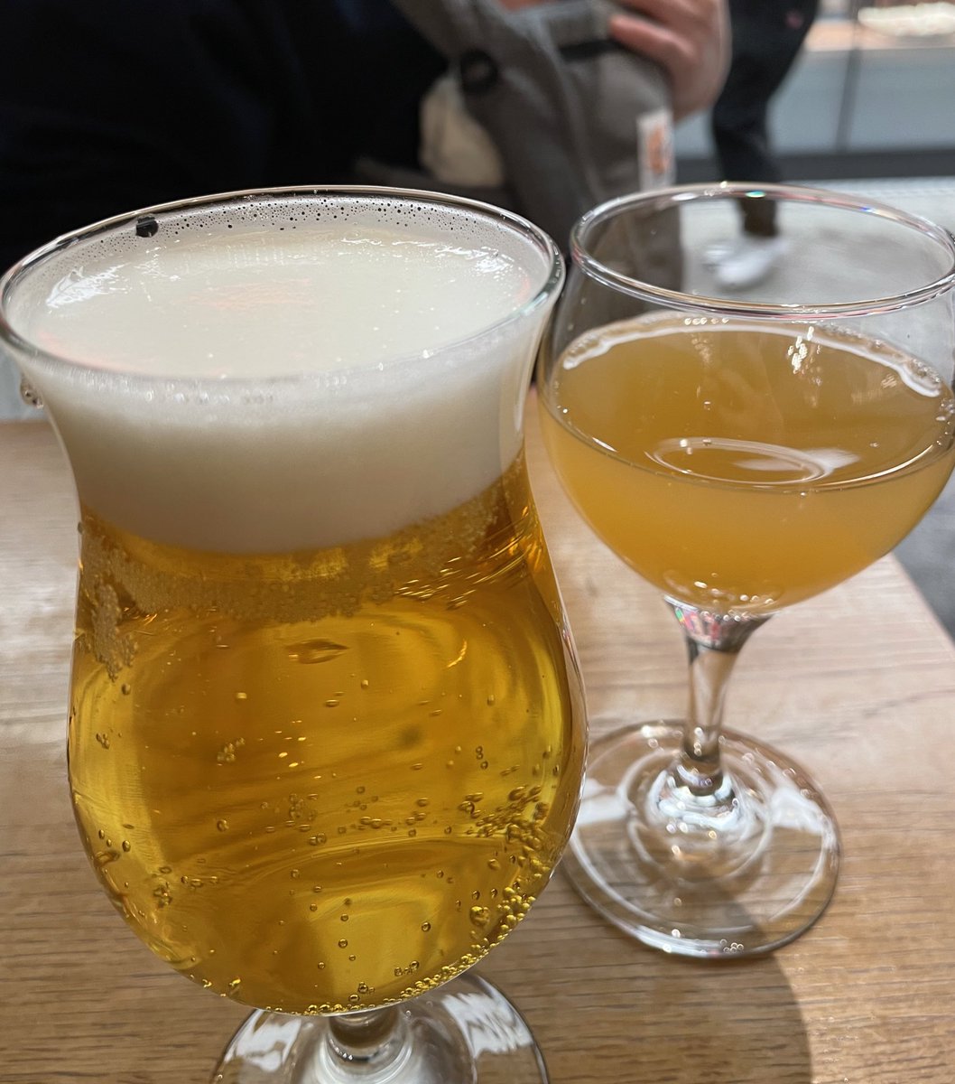 flexible_d2020's tweet photo. 今日は買い物ついでに一杯だけ飲みました☺️
妊娠から出産後、旦那と外で飲んだのは初めてで、なんだか嬉しかった🥹✨ https://t.co/ALlId9iJPR