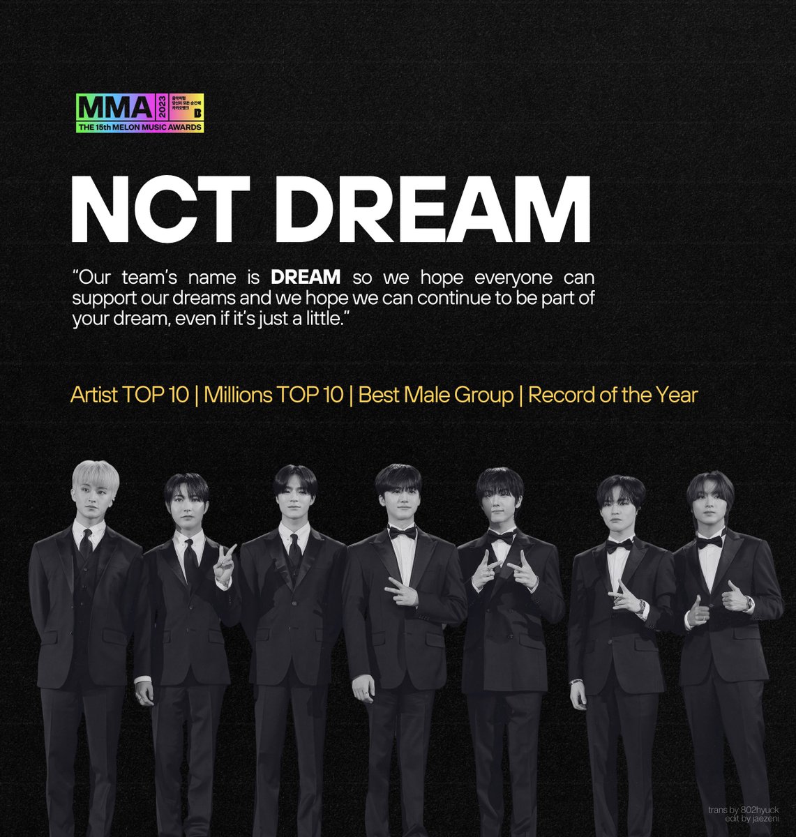 jaezeni's tweet photo. so proud of you, nct dream https://t.co/cqRRS0XKEm