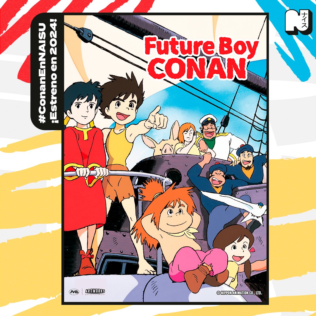 NaisuLATAM's tweet photo. ¿Listo para el contenido NAISU? Nos complace anunciar nuestra lista de contenidos inicial 🔥

Cardcaptor Sakura (serie clásica) y Future Boy Conan, el primer anime dirigido por el legendario Hayao Miyazaki, llegan en la primera mitad de 2024.

#NAISU https://t.co/iiVtMVCFhc