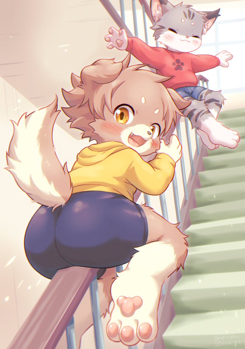 男子小学生、階段の手すりを滑るの好きがち問題