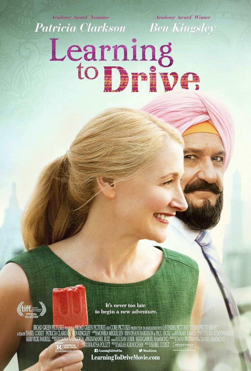 Has been on my list of movies to watch since forever!! Lovely watch #LearningToDrive