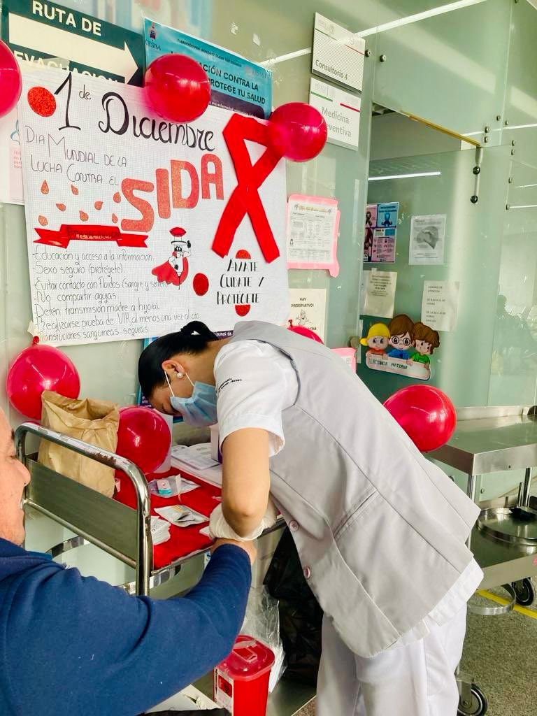 IsssteQueretaro's tweet photo. #IsssteQuerétaro #DíaMundialDeLaLuchaContraElSida
1 de diciembre de cada año para dar a conocer avances contra la pandemia de VIH/sida causada por la extensión de la infección del VIH
Hospital General Issste Querétaro
#VIH #EstamosTransformandoAlIssste #SaludParaTodasYTodos https://t.co/eTQjjC2yqJ