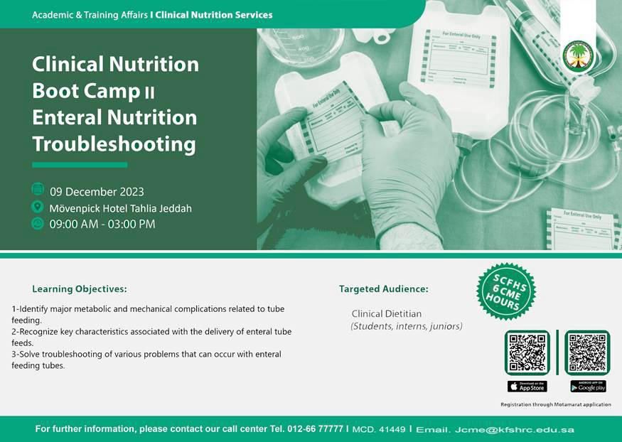 CNEJ_'s tweet photo. Clinical Nutrition interns, junior dietitians, &amp; students 📢 

Join us in Troubleshooting &amp; Problem-Solving hands-on training session covering practical skills for problem identification, analysis, &amp; resolution! 

CME: 6 hours
Limited seats
Registration:

https://t.co/rn91YhqEzJ https://t.co/dOlO3YqtgM